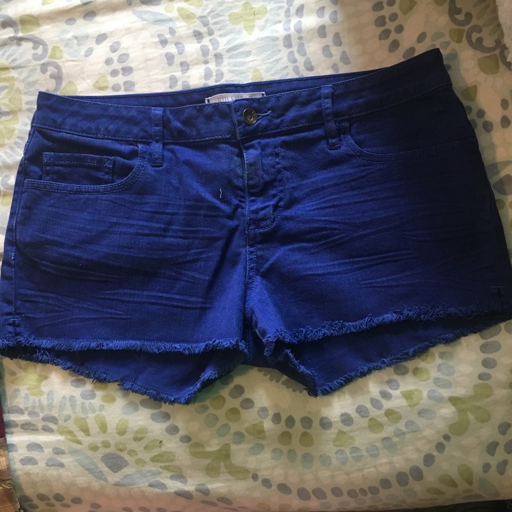 Blue Denim Shorts
